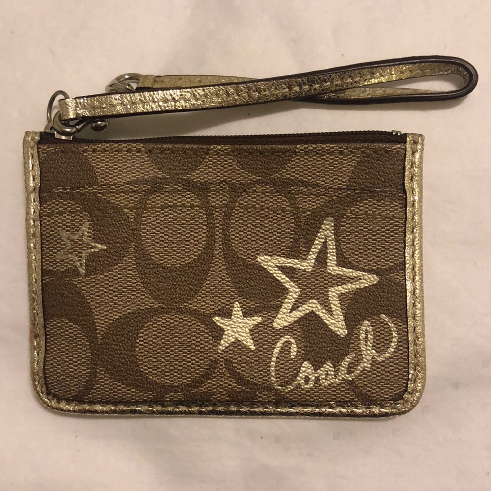Coach ID wristlet